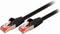 Nedis CAT6 Netwerkkabel - RJ45 Male - RJ45 Male - S/FTP - 30.0 m - Rond - LSZH - Zwart - Envelop