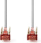 Nedis CAT6 Netwerkkabel - RJ45 Male - RJ45 Male - S/FTP - 30.0 m - Rond - LSZH - Grijs - Polybag