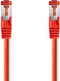 Nedis CAT6 Netwerkkabel - RJ45 Male - RJ45 Male - S/FTP - 5.00 m - Rond - LSZH - Rood - Envelop