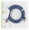 Nedis CAT6 Netwerkkabel - RJ45 Male - RJ45 Male - S/FTP - 5.00 m - Rond - LSZH - Blauw - Envelop