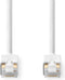 Nedis CAT6 Netwerkkabel - RJ45 Male - RJ45 Male - S/FTP - 5.00 m - Binnenshuis - Rond - LSZH - Wit - Doos