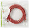 Nedis CAT6 Netwerkkabel - RJ45 Male - RJ45 Male - S/FTP - 5.00 m - Rond - LSZH - Rood - Envelop