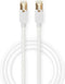 Nedis CAT6 Netwerkkabel - RJ45 Male - RJ45 Male - S/FTP - 5.00 m - Rond - LSZH / PVC - Wit - Window Box