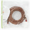 Nedis CAT6 Netwerkkabel - RJ45 Male - RJ45 Male - S/FTP - 7.50 m - Rond - LSZH - Bruin - Polybag
