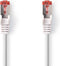 Nedis CAT6 Netwerkkabel - RJ45 Male - RJ45 Male - S/FTP - 7.50 m - Rond - LSZH - Wit - Label