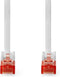 Nedis CAT6 Netwerkkabel - RJ45 Male - RJ45 Male - U/UTP - 10.0 m - Rond - PVC - Wit - Label