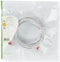 Nedis CAT6 Netwerkkabel - RJ45 Male - RJ45 Male - U/UTP - 10.0 m - Snagless - Plat - PVC - Wit - Envelop