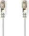 Nedis CAT6 Netwerkkabel - RJ45 Male - RJ45 Male - U/UTP - 2.00 m - Rond - PVC - Wit - Polybag