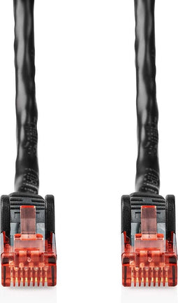Nedis CAT6 Netwerkkabel - RJ45 Male - RJ45 Male - U/UTP - 20.0 m - Buitenshuis - Rond - PE - Zwart - Envelop