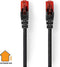 Nedis CAT6 Netwerkkabel - RJ45 Male - RJ45 Male - U/UTP - 20.0 m - Buitenshuis - Rond - PVC - Zwart - Doos