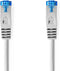 Nedis CAT6a netwerkkabel - S/FTP - RJ45 Male - RJ45 Male - 0.50 m - Snagless - Rond - LSZH - Grijs - Envelop