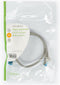 Nedis CAT6a netwerkkabel - S/FTP - RJ45 Male - RJ45 Male - 0.50 m - Snagless - Rond - LSZH - Grijs - Envelop