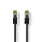 Nedis CAT7-Kabel | PiMF | RJ45 Male | RJ45 Male | 3.00 m | Rond | LSZH | Zwart | Polybag