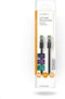 Nedis CAT7 Netwerkkabel - S/FTP - RJ45 Male - RJ45 Male - 0.50 m - Snagless - Rond - LSZH - Zwart - Envelop