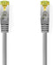 Nedis CAT7 Netwerkkabel - S/FTP - RJ45 Male - RJ45 Male - 1.00 m - Snagless - Rond - LSZH - Grijs - Doos