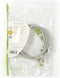 Nedis CAT7 Netwerkkabel - S/FTP - RJ45 Male - RJ45 Male - 1.00 m - Snagless - Rond - LSZH - Grijs - Envelop