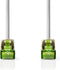 Nedis CAT7 Netwerkkabel - S/FTP - RJ45 Male - RJ45 Male - 1.00 m - Snagless - Rond - LSZH - Grijs - Doos