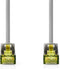 Nedis CAT7 Netwerkkabel - S/FTP - RJ45 Male - RJ45 Male - 1.00 m - Snagless - Rond - LSZH - Grijs - Doos