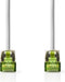 Nedis CAT7 Netwerkkabel - S/FTP - RJ45 Male - RJ45 Male - 1.00 m - Snagless - Rond - LSZH - Grijs - Doos