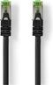 Nedis CAT7 Netwerkkabel - S/FTP - RJ45 Male - RJ45 Male - 10.0 m - Snagless - Rond - LSZH - Zwart - Envelop