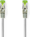 Nedis CAT7 Netwerkkabel - S/FTP - RJ45 Male - RJ45 Male - 10.0 m - Snagless - Rond - LSZH - Grijs - Doos