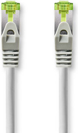 Nedis CAT7 Netwerkkabel - S/FTP - RJ45 Male - RJ45 Male - 5.00 m - Snagless - Rond - LSZH - Grijs - Doos
