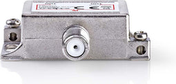 Nedis CATV-Splitter - 5 - 1000 MHz - Tussenschakeldemping: 4.2 dB - Outputs: 2 - 75 Ohm - Zink