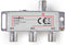 Nedis CATV-Splitter - 5 - 1000 MHz - Tussenschakeldemping: 6.8 dB - Outputs: 3 - 75 Ohm - Zink Legering