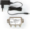 Nedis CATV-Versterker - Versterking: 12 dB - 85 - 1218 MHz - Outputs: 2 - Return path - Zilver