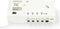 Nedis CATV-Versterker - Versterking: 20 dB - 47 - 862 MHz - Outputs: 4 - Versterkingsregelaar - Wit