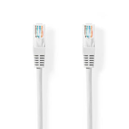 Nedis CCGT85100WT100 Netwerkkabel Cat5e Utp Rj45 Male Rj45 Male 10,0 M Wit