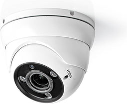 Nedis CCTV-Beveiligingscamera - Full HD 1080p - Nachtzicht: 30 m - Netvoeding - 1/3" CMOS - Kijkhoek: 96 ° - Lens: 2.8 - 12 mm - ABS - Wit / Zwart