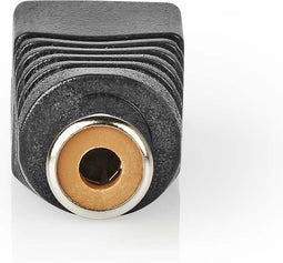 Nedis CCTV-Security Connector - 2-Voudig Aansluitblok - DIN Female - Female - Groen / Zwart