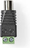 Nedis CCTV-Security Connector - 2-Voudig Aansluitblok - DIN Female - Female - Groen / Zwart