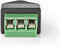 Nedis CCTV-Security Connector - 3-Voudig Aansluitblok - 3,5 mm Jack Male - Male - Groen / Zwart