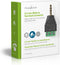 Nedis CCTV-Security Connector - 3-Voudig Aansluitblok - 3,5 mm Jack Male - Male - Groen / Zwart
