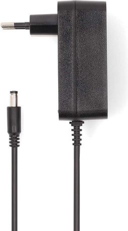 Nedis CCTV Stroomadapter - 2.0 A - 12 V DC - 5,5 x 2,1 mm Male - Male - 1.50 m - Zwart