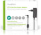 Nedis CCTV Stroomadapter - 2.0 A - 12 V DC - 5,5 x 2,1 mm Male - Male - 1.50 m - Zwart