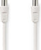 Nedis Coaxkabel - IEC (Coax) Male - IEC (Coax) Female - Vernikkeld - 90 dB - 75 Ohm - Dubbel Afgeschermd - 20.0 m - Rond - PVC - Wit - Envelop