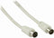 Nedis Coaxkabel - IEC (Coax) Male - IEC (Coax) Female - Vernikkeld - 90 dB - 75 Ohm - Dubbel Afgeschermd - 20.0 m - Rond - PVC - Wit - Envelop