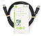 Nedis Coaxkabel - IEC (Coax) Male - IEC (Coax) Male - Vernikkeld - 90 dB - 75 Ohm - Dubbel Afgeschermd - 1.50 m - Rond - PVC - Zwart - Label