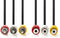 Nedis Composiet Videokabel - 3x RCA Male - 3x RCA Female - Vernikkeld - 480p - 5.00 m - Rond - PVC - Zwart - Envelop