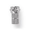 Nedis CSBW41901ME F-connector Male 7,0 Mm Twist-on Metaal