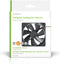 Nedis DC Ventilator - DC - Grootte ventilator: 140 mm - 3-Pin - 24.9 dBA - Zwart