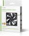 Nedis DC Ventilator - DC - Grootte ventilator: 140 mm - 3-Pin - 24.9 dBA - Zwart
