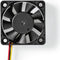 Nedis DC Ventilator - DC - Grootte ventilator: 40 mm - 3-Pin - 27.9 dBA - Zwart