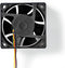 Nedis DC Ventilator - DC - Grootte ventilator: 60 mm - 3-Pin - 32.3 dBA - Zwart