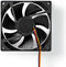 Nedis DC Ventilator - DC - Grootte ventilator: 92 mm - 3-Pin - 26.7 dBA - Zwart