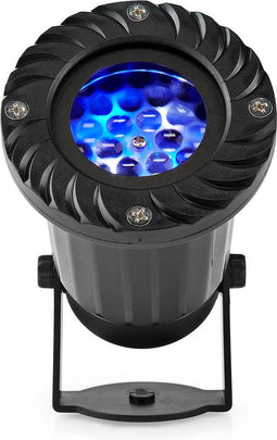 Nedis Decoratieve Verlichting - LED sneeuwvlok projector - Witte en blauwe ijskristallen - Binnen & Buiten