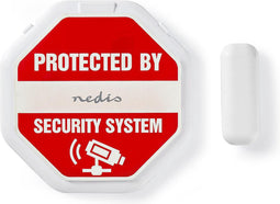 Nedis Deurstop-Raamalarm - Magnetic Sensor - Batterij Gevoed - 2x CR2032 - 85 dB - Wit